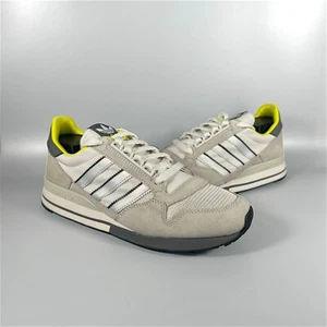 Adidas ZX 500 Gris Amarillo Talla UK 7 Hombres Entrenadores Zapatos Gamuza Tenis FW2809 - Imagen 1 de 17