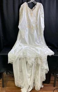 St Tropez Vintage White Wedding Dress - Size 24 - Picture 1 of 6