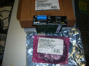 apc network and enviromental card with enviro temp probe ap9619 & ap9512tblk NIB - Picture 1 of 3