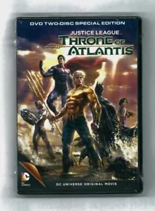 2-DVD JUSTICE LEAGUE: THRONE OF ATLANTIS Bonus Special Ed DC Universe SEALED NEW - Picture 1 of 4