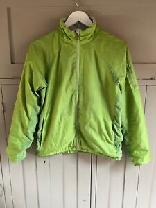 Marmot full zip men's windbreaker jacket in green - small size