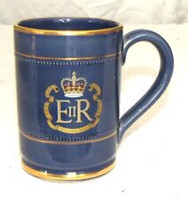 Denby 1953 Queen Elizabeth QEII Coronation 5 inch Stoneware Mug - Excellent