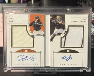 Folleto automático parche Joey Bart & Luis Campusano 2021 National Treasures/99 como nuevo - Imagen 1 de 1