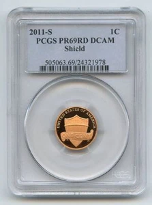 2011 S 1C Lincoln Cent PCGS PR69DCAM - Picture 1 of 1