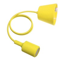 E27 Cable de bombilla Montura de lampara DIY Portalamparas Amarillo A9P8