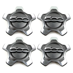 4X ORIGINAL MOPAR ALLOY WHEEL CENTRE CAP SET FOR FIAT 500X 2016 - 2020 - Picture 1 of 1