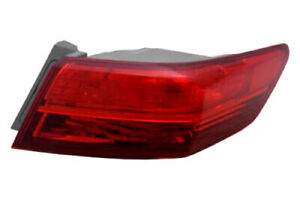 Outer Quarter Tail Light Rear Lamp Right Passenger for 13-15 Acura ILX