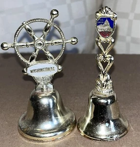 Vintage Souvenir Bell Washington DC US Capitol Lot Made In USA Brass Metal - Picture 1 of 3