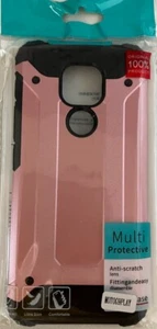 WLONS MULTI Schutzhülle für Motorola G9 Play Robust Anti-Impact Pink - Bild 1 von 3
