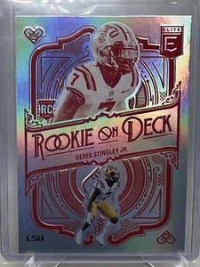 Derek Stingley Jr Rookie On Deck Insert RC 2022 Donruss Elite Texans RD-16 - Picture 1 of 5