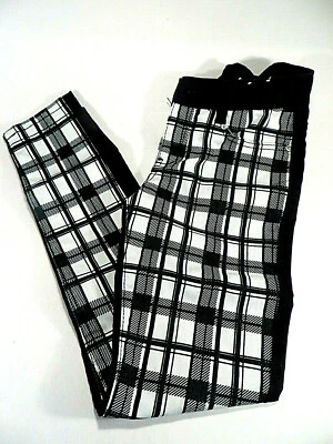 Pantalones Vaqueros Bongo Pierna Cónica Moda Moda Negro/Blanco A Cuadros Niñas Talla 12 Foto 1 de 4
