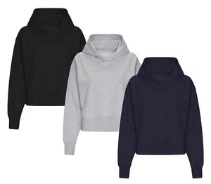 Just Hoods Damas Wimens Sudadera con Capucha Relajada Manga Larga Sudadera con Capucha - Imagen 1 de 5