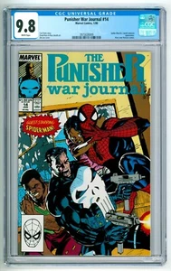 The Punisher War Journal #14 con Spider-Man Marvel Comics © 1990 CGC 9.8 (Top Pop) - Imagen 1 de 1