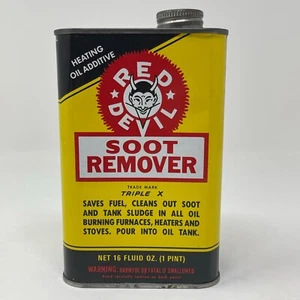 Removedor de hollín Red Devil de colección triple X lata de aceite 16 oz. Pinta NUEVA lata de gas y aceite - Imagen 1 de 8