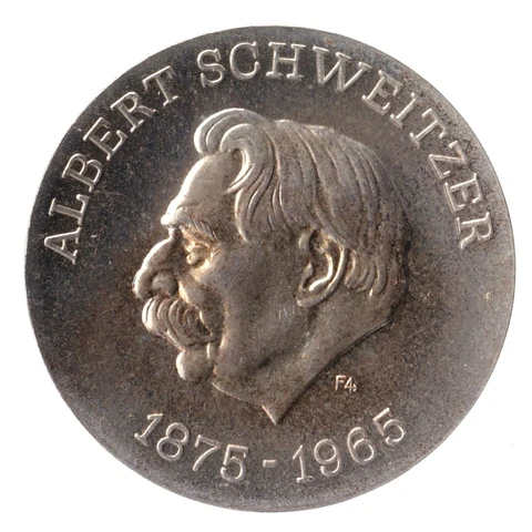 German Coin Germany 10 Mark | Albert Schweitzer | 1975 Cover