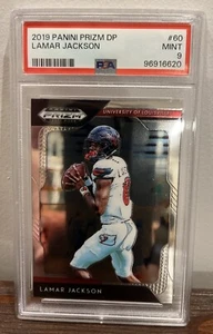 2019 Panini Prizm LAMAR JACKSON Draft Picks DP #60 🔥 PSA 9 MINT - Bild 1 von 4