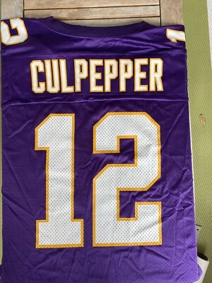 Camiseta Minnesota Vikings DAUNTE CULPEPPER NFL.  Difícil de encontrar #12.  Nike GG (10) - Imagem 1 de 4