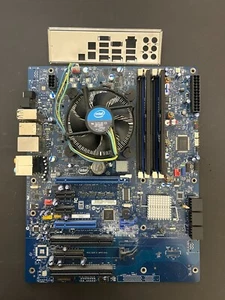 Intel DP55WG ATX Motherboard + i5-750 CPU 2.66 Ghz + 4GB DDR3 Corsair XMS3 RAM - Picture 1 of 7