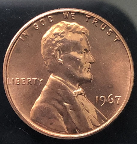 1967 SMS Lincoln Memorial Penny / Small Cent Direct From Special Mint Set Cover