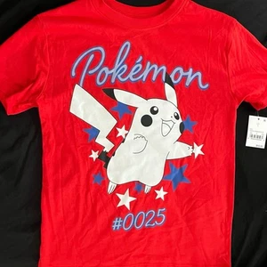 Boys' Pokemon Short Sleeve Graphic T-Shirt - Red size small - Picture 1 of 2
