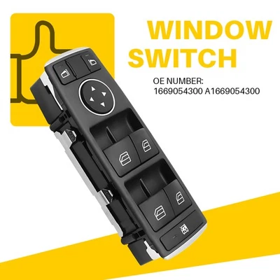 Master Power Window Switch LEFT For Mercedes-Benz W166 W176 W246 X156 X166 C117 - Image 1 of 4