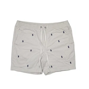 Polo Ralph Lauren elastische Taille Kordelzug Chino Shorts Allover Print Herren XL  - Bild 1 von 19