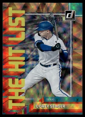 2022 Donruss The Hit List #THL-12 Corey Seager /999 - Imagem 1 de 2
