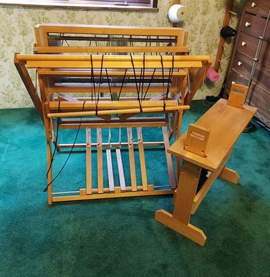 Telar de piso plegable Schacht Baby Wolf vintage - serie en muy buen estado #12487-3W4-1 Foto 1 de 3
