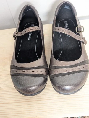 Abeo "Angelica " Brown Leather Mary Jane  Comfort Shoes Sz 6.5 7 - Image 1 of 4