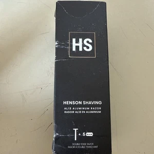 Henson Shaving AL13 Aluminum Razor With 5 Blades, Jet Black - Picture 1 of 6