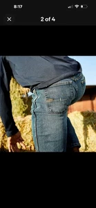 Ariat, jeans taglio stivaletto basic M4 DuraStretch, vita 32 pollici, cucitura interna 32 NUOVO con etichette - Foto 1 di 4