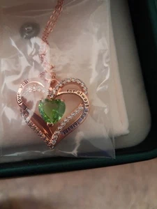 Beauyist Rosegold Heart Necklaces - Picture 1 of 4