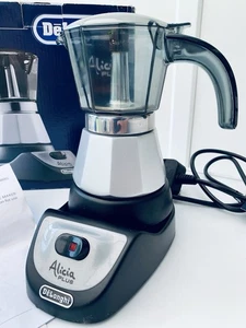 DELONGHI ALICIA PLUS Electric Moka Pot Electric Cafetière ESPRESSO COFFEE Maker - Picture 1 of 12