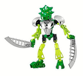 LEGO 2002 Bionicle Toa Lewa Nuva Figure (Over 35 Pieces) Complete Set 8567