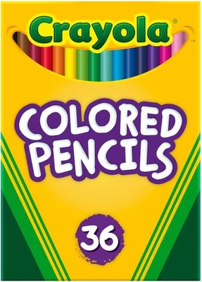 Lápices de colores Crayola (36ct), juego de lápices para niños, esenciales para el regreso a la escuela, imprescindibles Foto 1 de 4