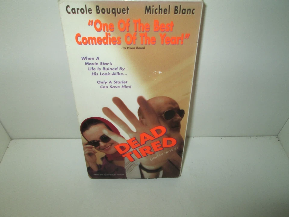 DEAD TIRED rare French Comedy vhs MICHEL BLANC Carole Boquet 1990s MINT - Image 1 of 1