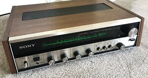 Vintage Sony Tuner/Amplifier STR-230A Receiver Wooden Case 1970s Retro