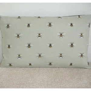 Sophie Allport Bees Bolster Cushion Cover 16" Oblong 12x16 Bee Insect Insects - Picture 1 of 1