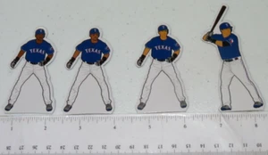 2015 Bases Loaded Baseball MLB Board Game Texas Rangers Player Pieces Only - Picture 1 of 3