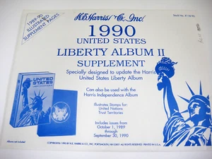 Harris 1990 United States Liberty II Stamp Album Supplement UN Trust X118-90 - Picture 1 of 1
