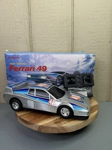 Vintage Radio Shack RC Ferrari 49 Model 60-4063 Original Box UNTESTED - Picture 1 of 9