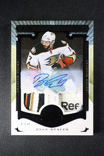 2015-16 Upper Deck Artifacts Ryan Kesler Black Foil Auto Patch & Tag #1/1 Ducks