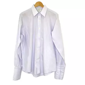 Brooks Brothers Dress Shirt size 16-35 Classic Button Front Plaid French Cuff - Picture 1 of 7