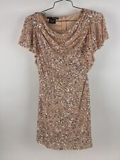 Pisarro Nights Sequin Beads Embellished Cocktail Dress NYE New Years Eve Party 2