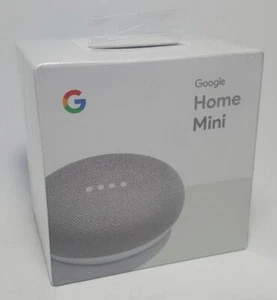 Google Home Mini Smart Speaker with Google Assistant - Chalk -GA00210-US - New - Picture 1 of 4