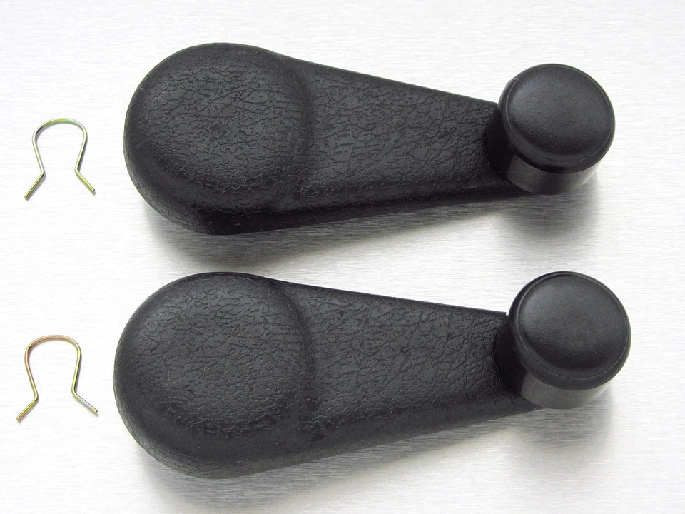 2 nuevas manivela de ventana manual negro texturizado para Colorado Canyon 2004-2012 Foto 1 de 4