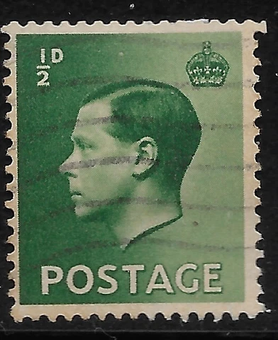 1936 G.Britain King Edward VIII 1/2d SC#230 Postage Stamp  🔥RARE USED 🔥 VF Cover