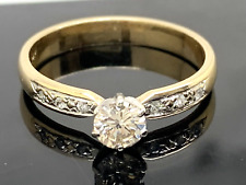 Engagement Ring Diamond 14K Yellow Gold Wedding 0.50ctw Womens Jewelry Size 8.25