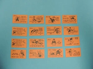 MONOPOLY ~ spare parts CHANCE Cards - 16 qty. pieces - Picture 1 of 3