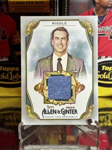 2022 TOPPS ALLEN & GINTER BASEBALL ROB RIGGLE AGRB-RR RELIC COMEDIAN & ACTOR